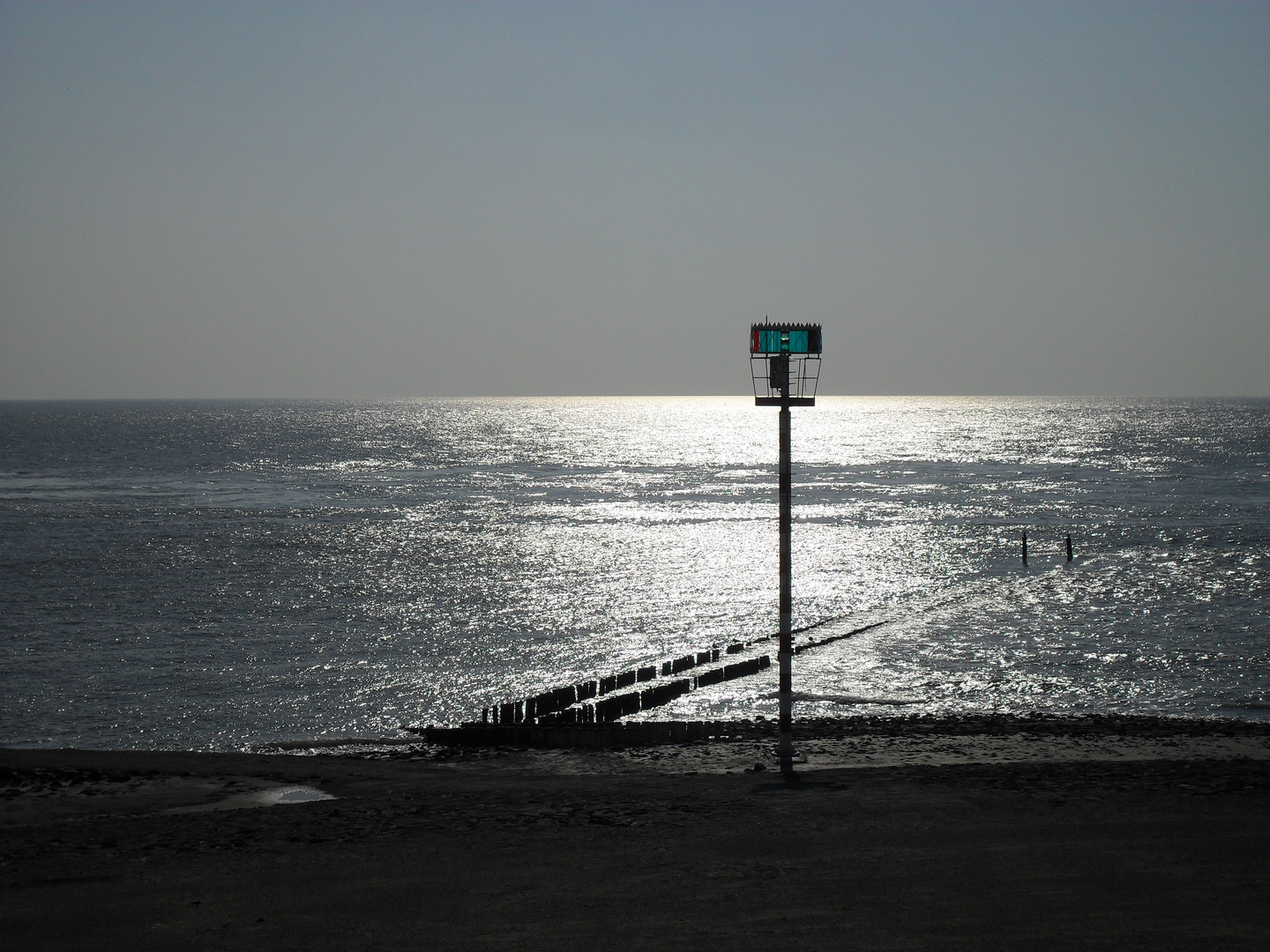 Nachmittagsstimmung Ende März an der Nordsee