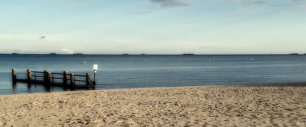 Nachsaison - Blick auf die Halligen von Föhr