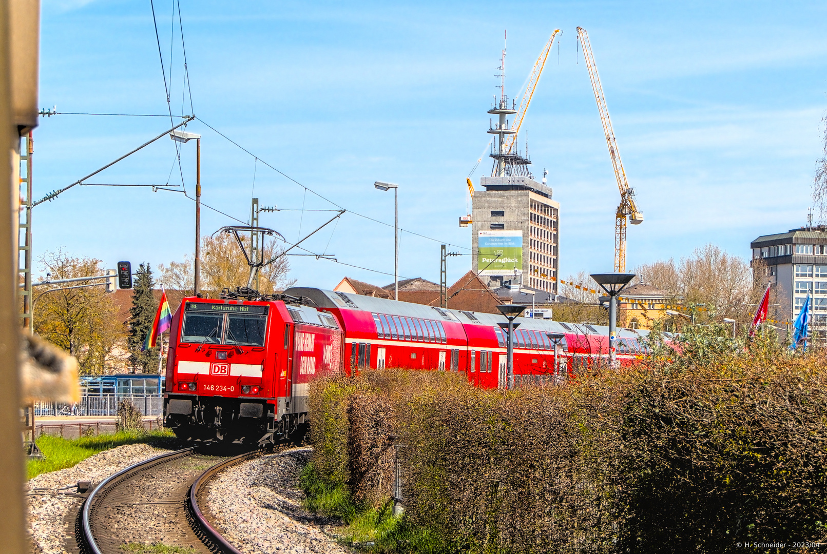 Nachschuss Regionalexpress nach Karlsruhe Hbf