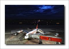 Nacht am Airport  Düsseldorf ....