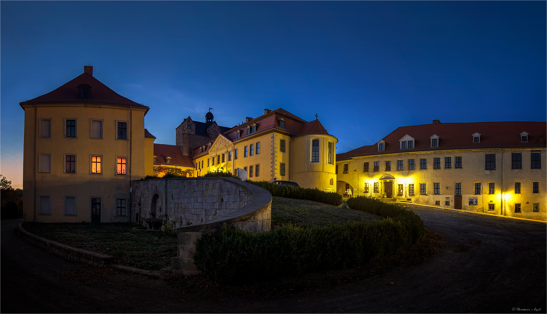 Nacht am Ballenstedter Schloss