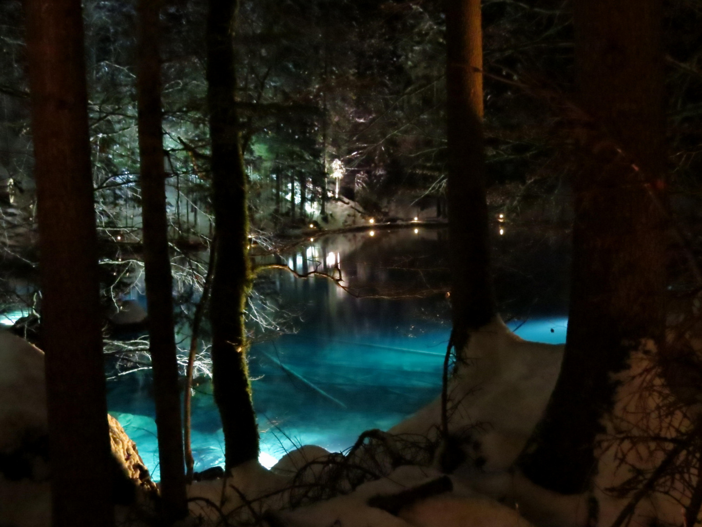 Nacht am Blausee