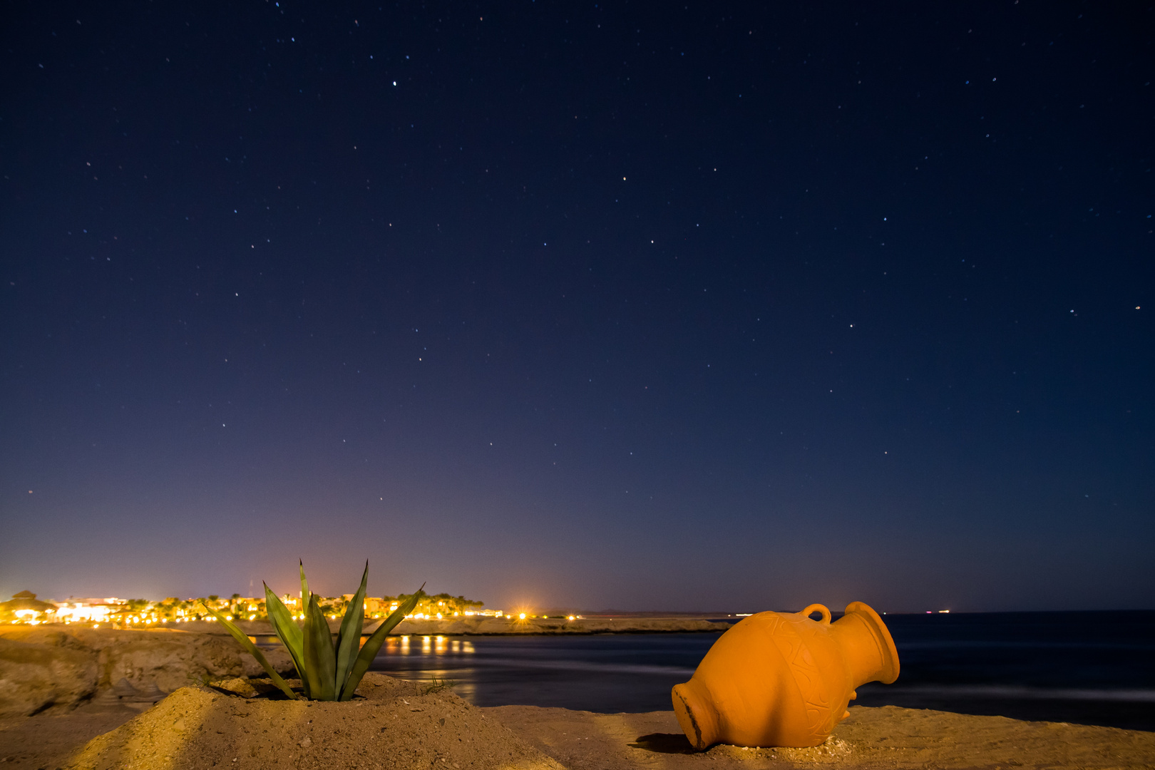 Nacht am Meer