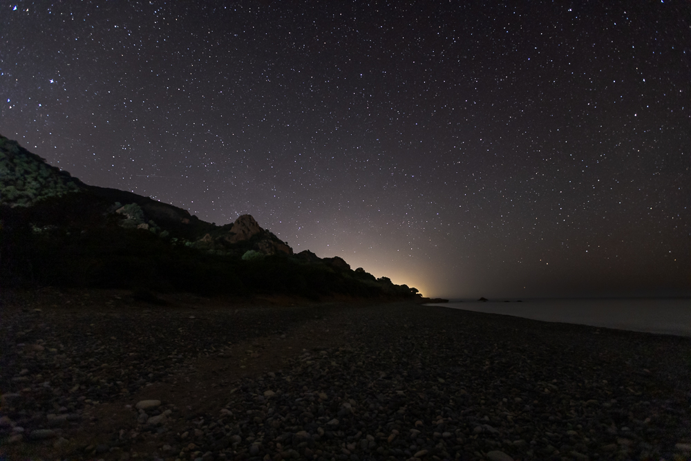 Nacht am Strand