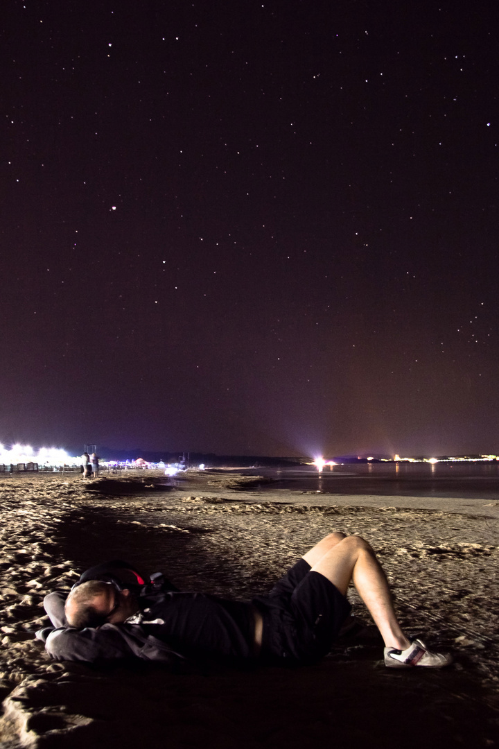 Nacht am Strand