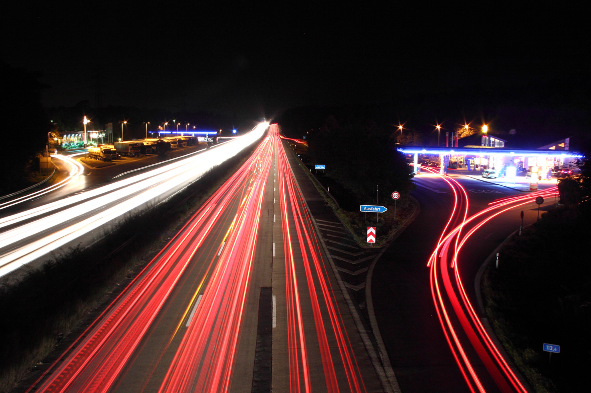 Nacht an der A3