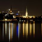 Nacht an der Alster