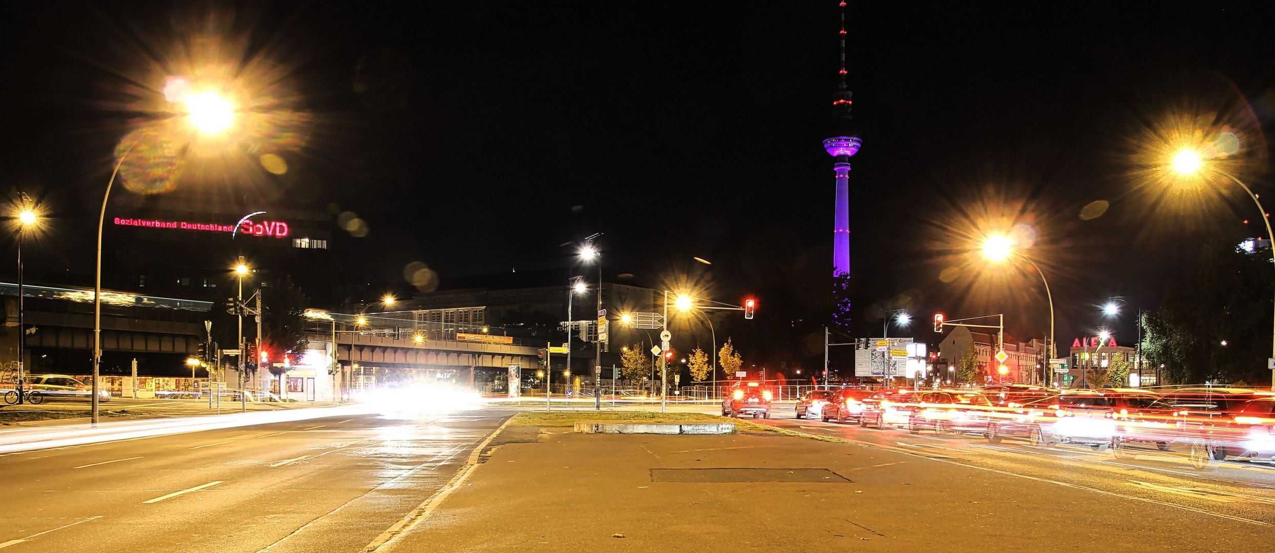 Nacht an der Janowitz