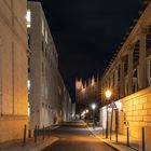 Nacht Architektur in Berlin Mitte