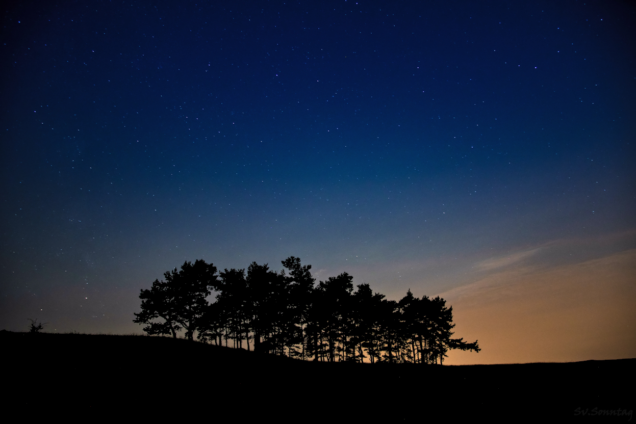 Nacht auf dem Hohenbohl