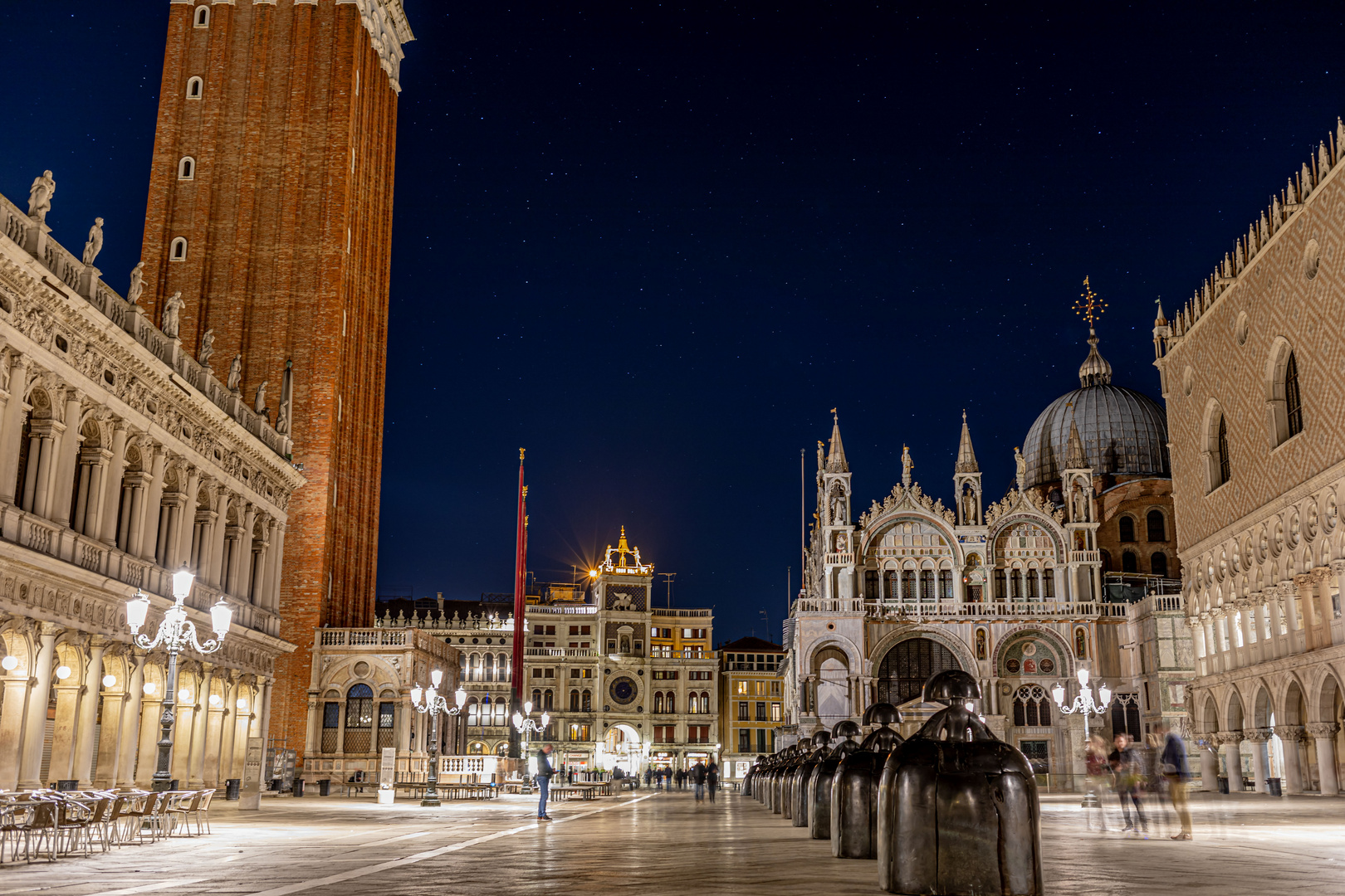 Nacht auf dem Piazza San Marco