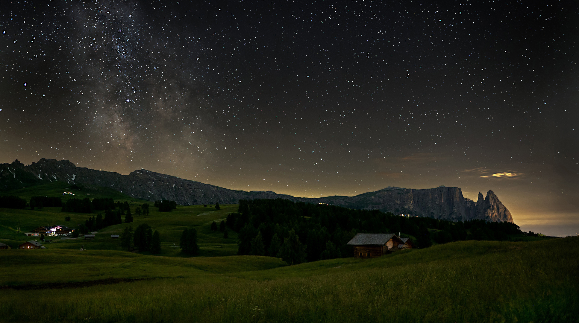 Nacht auf der Alm