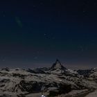 Nacht Aufnahme auf dem Gornergrat