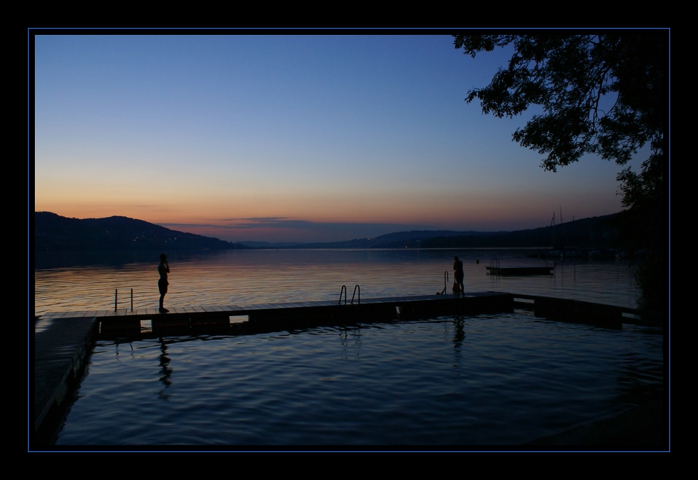 Nacht-Bad im Hallwilersee