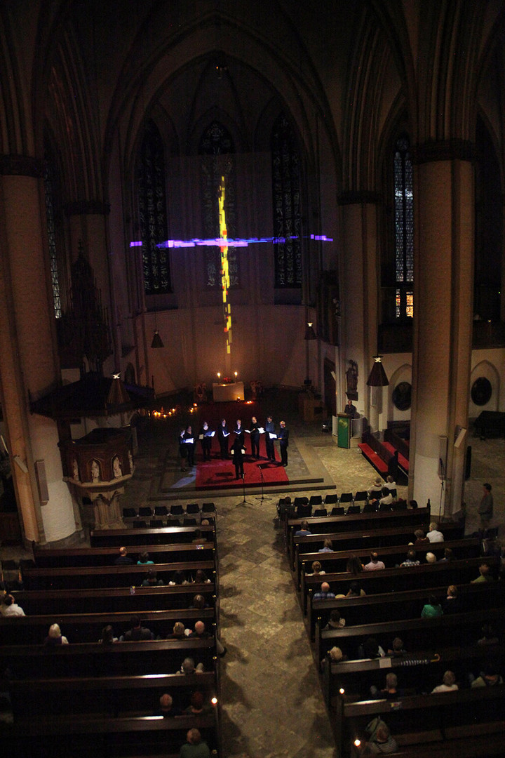 Nacht der Kirchen Hamburg Hauptkirche St. Petri