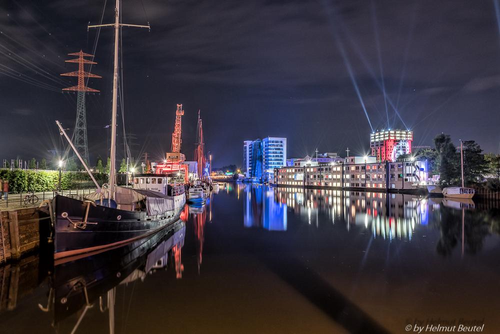 Nacht der Lichter - Harburger Binnenhafen