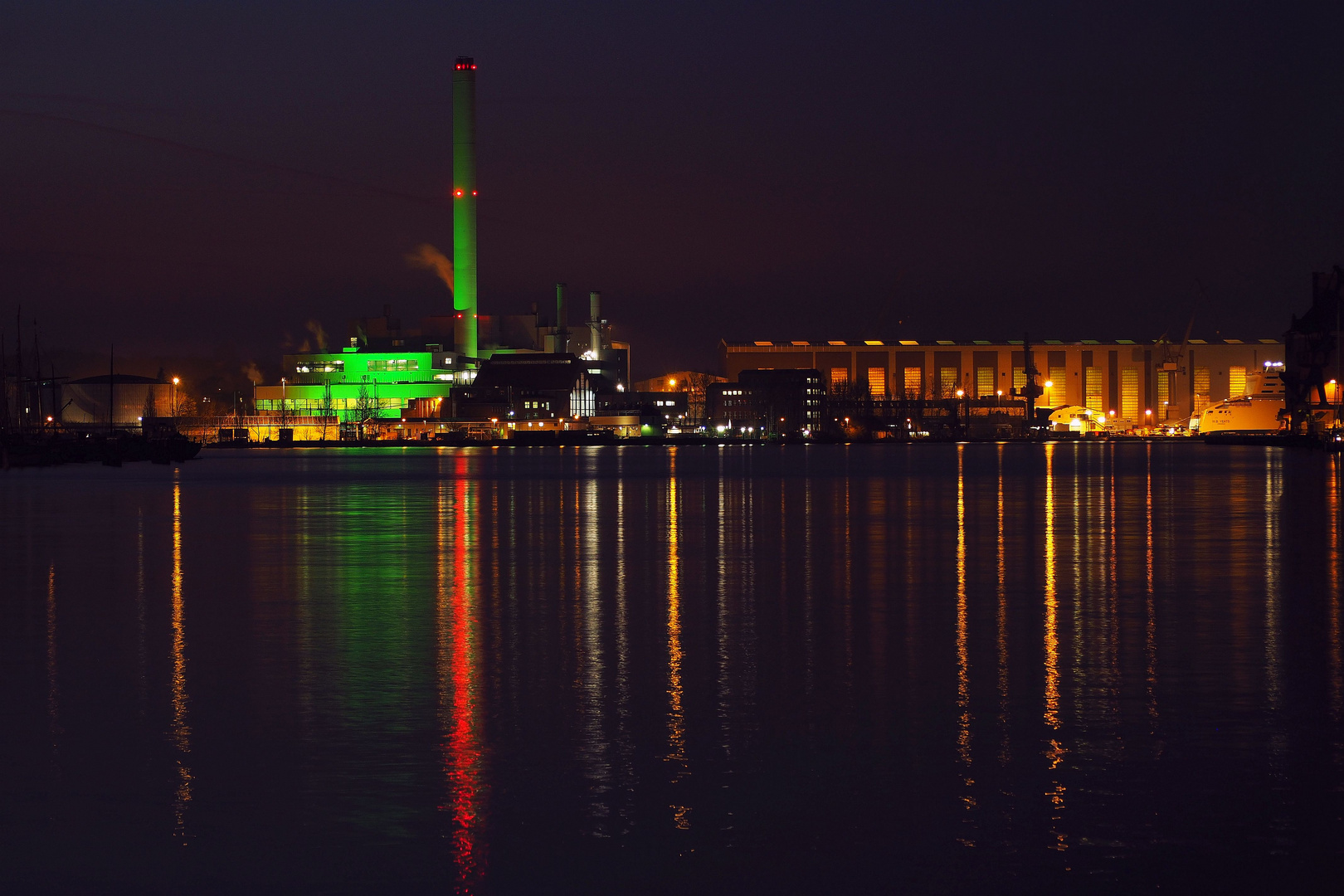 Nacht | Hafen | Blick