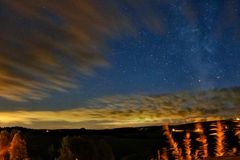 Nacht im Erzgebirge