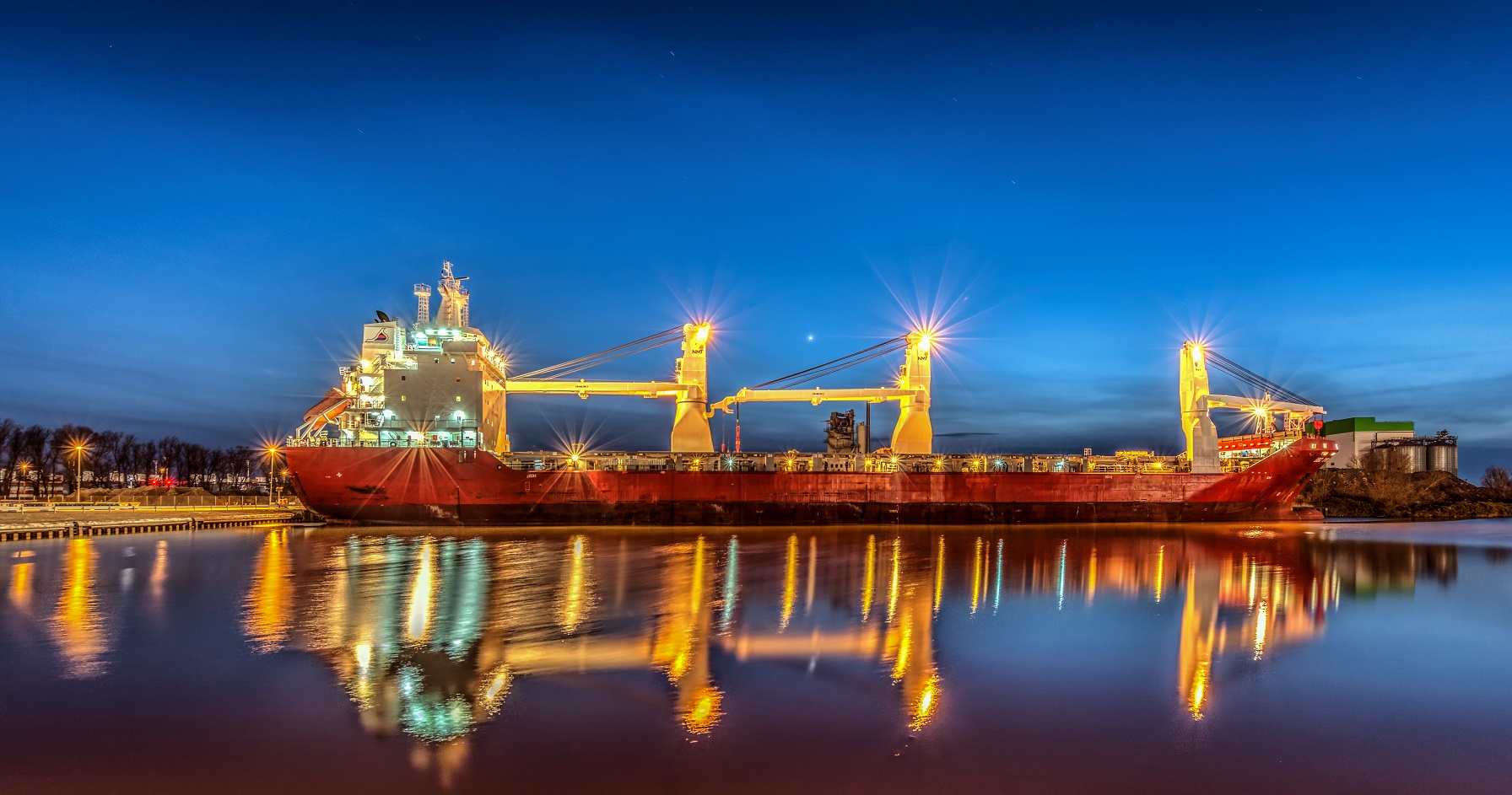 Nacht im Fischereihafen