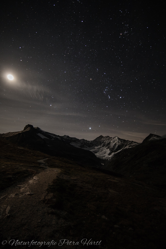 Nacht im Gebirge