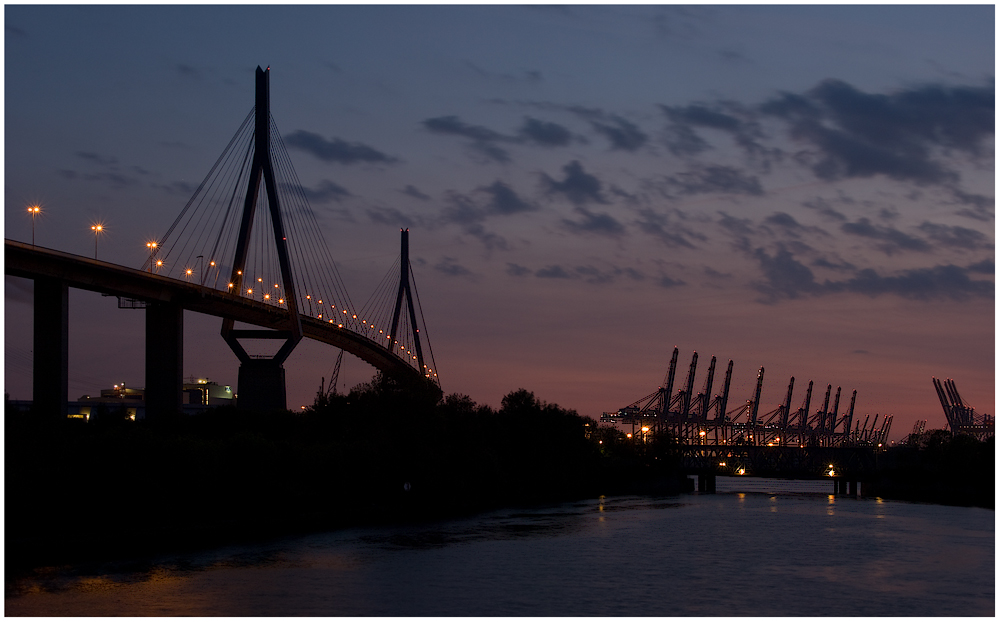 Nacht im Hafen