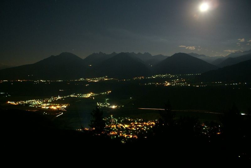 Nacht in den Bergen