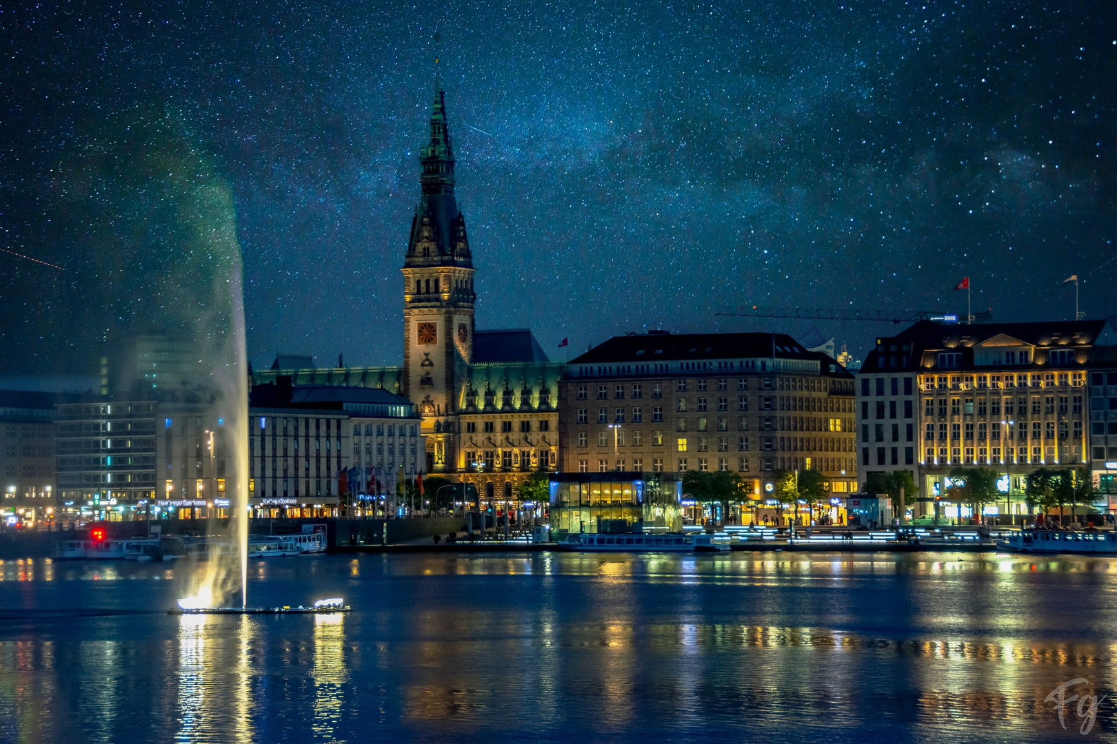 Nacht in der Innenstadt