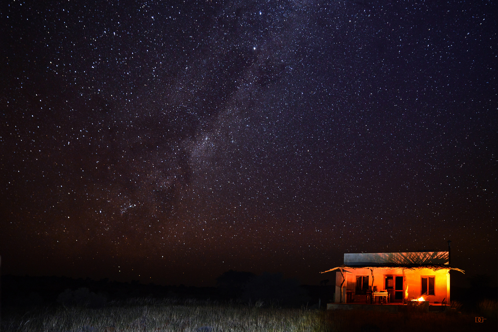 Nacht in der Kalahari 