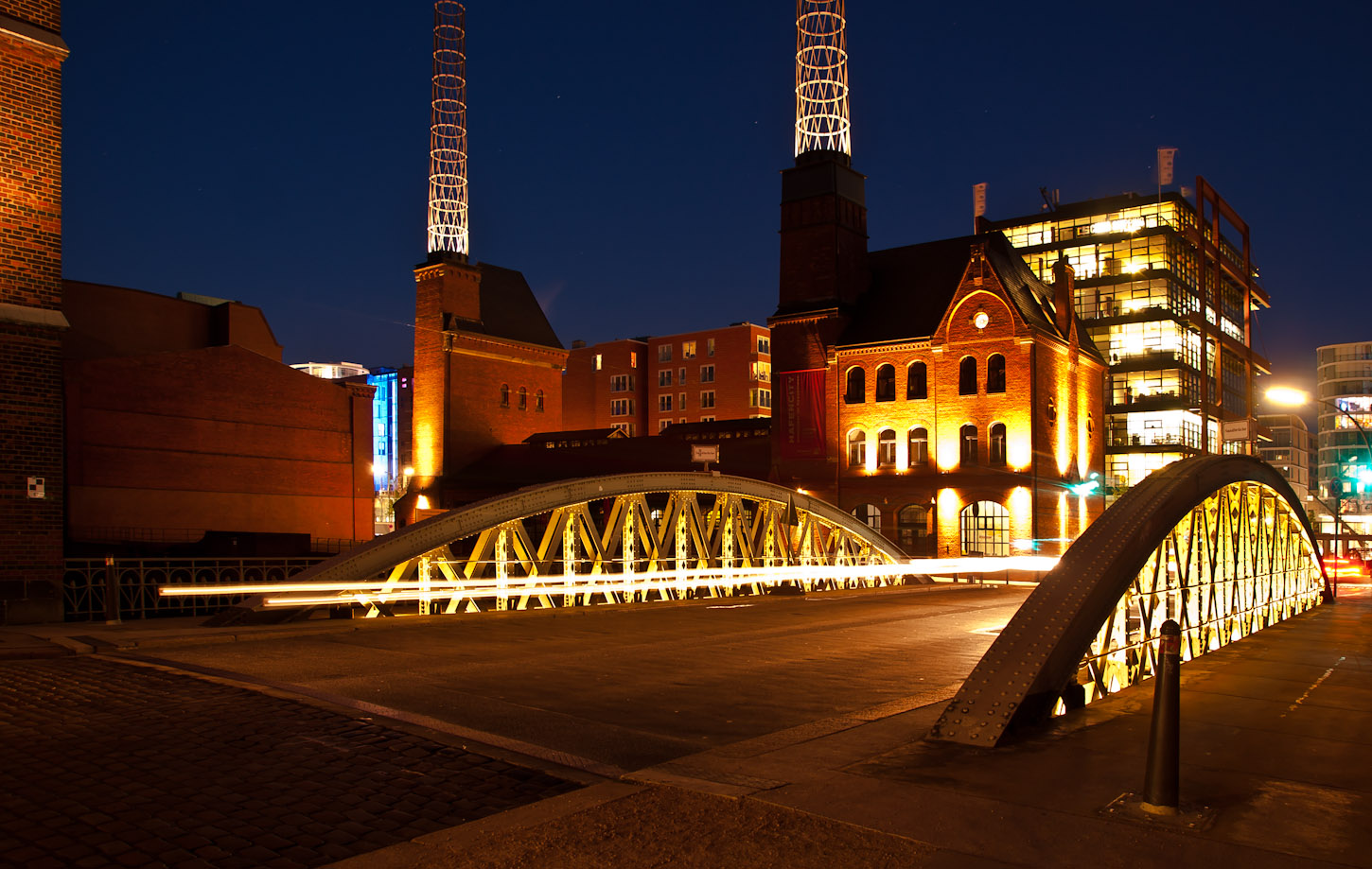 Nacht in der Speicherstadt