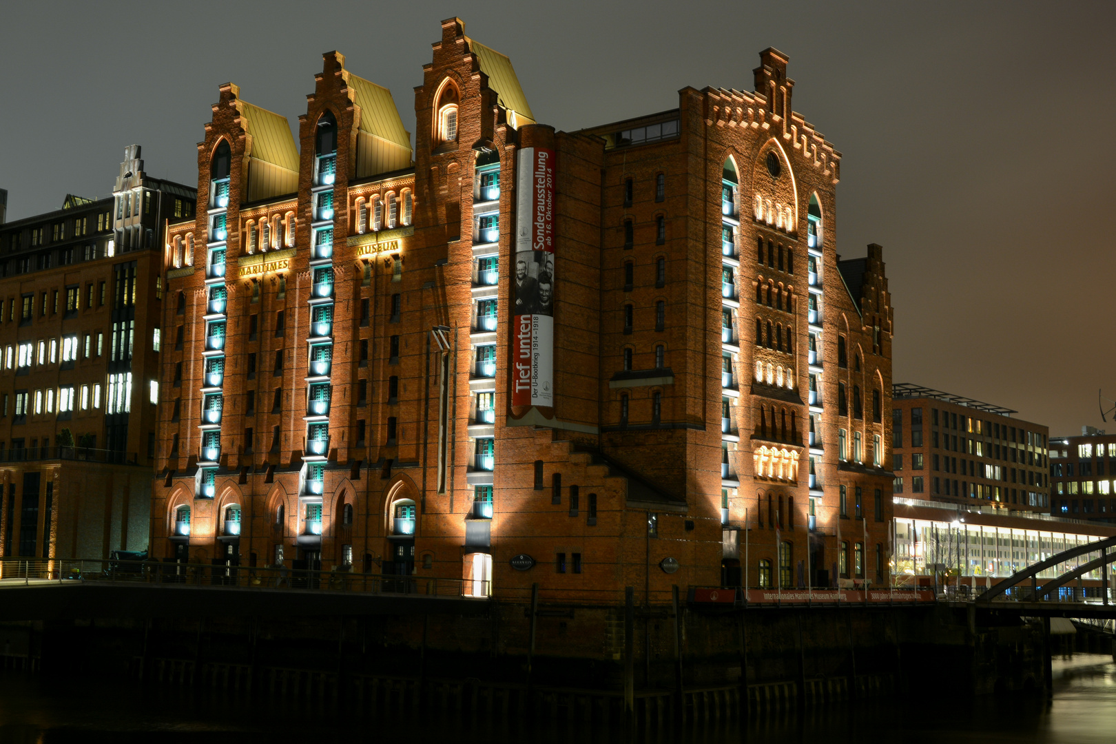 Nacht in der Speicherstadt