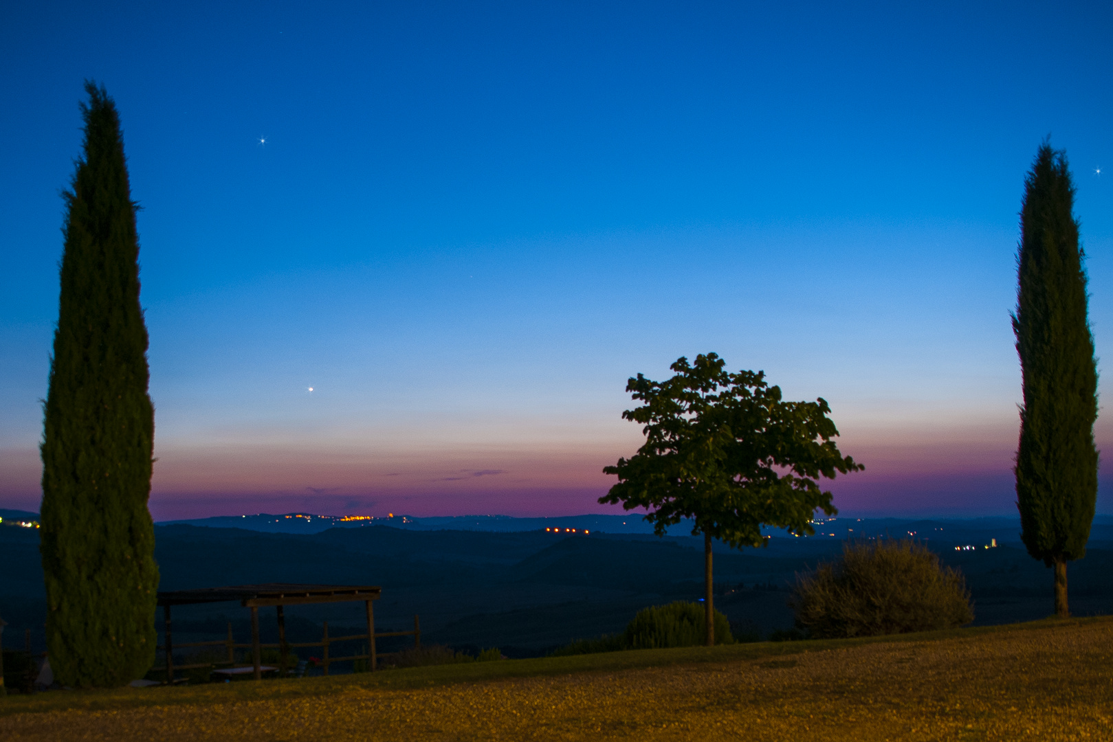 Nacht in der Toskana