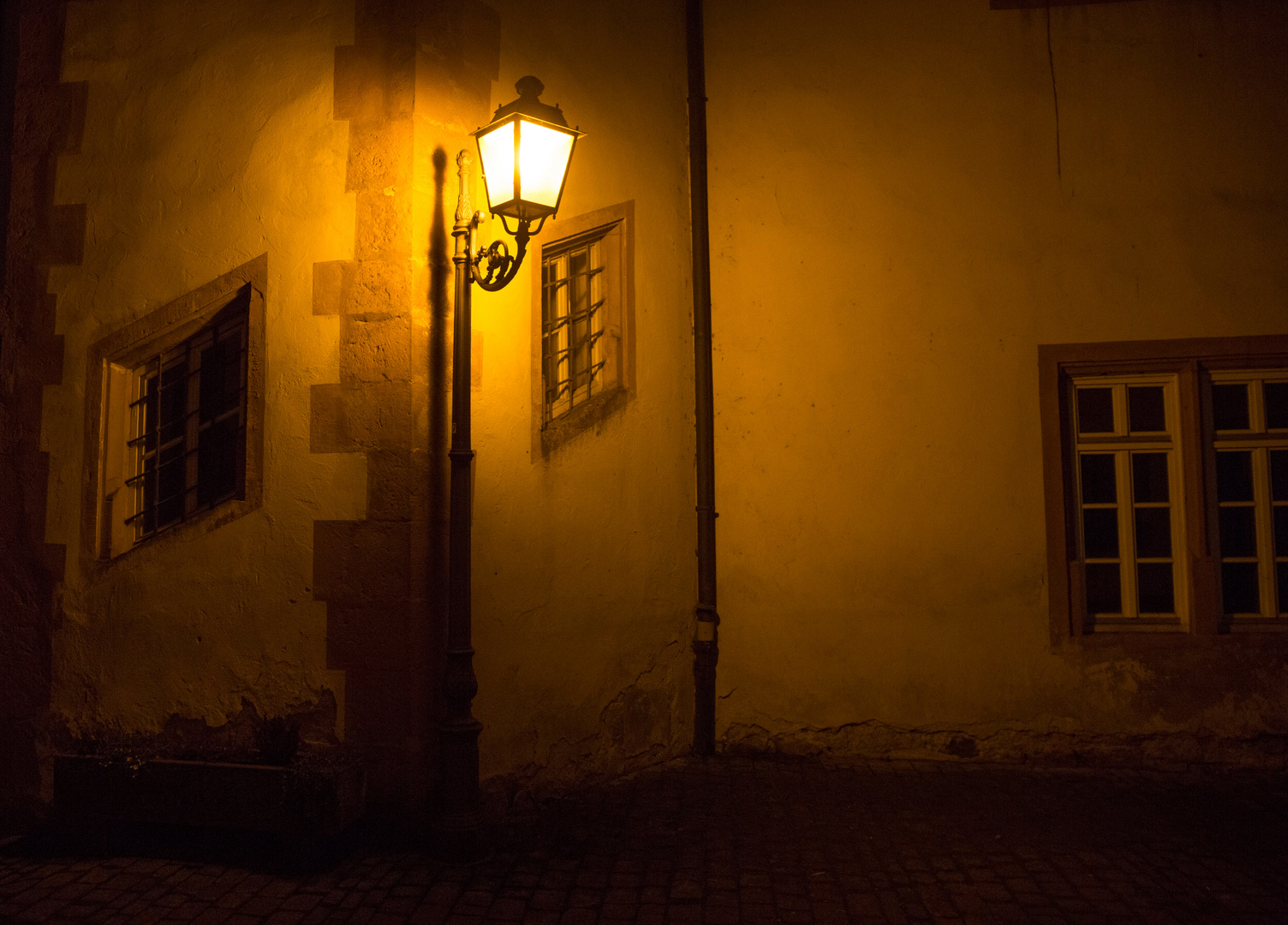 Nacht in einer fränkischen Kleinstadt - Rothenfels am Main 4