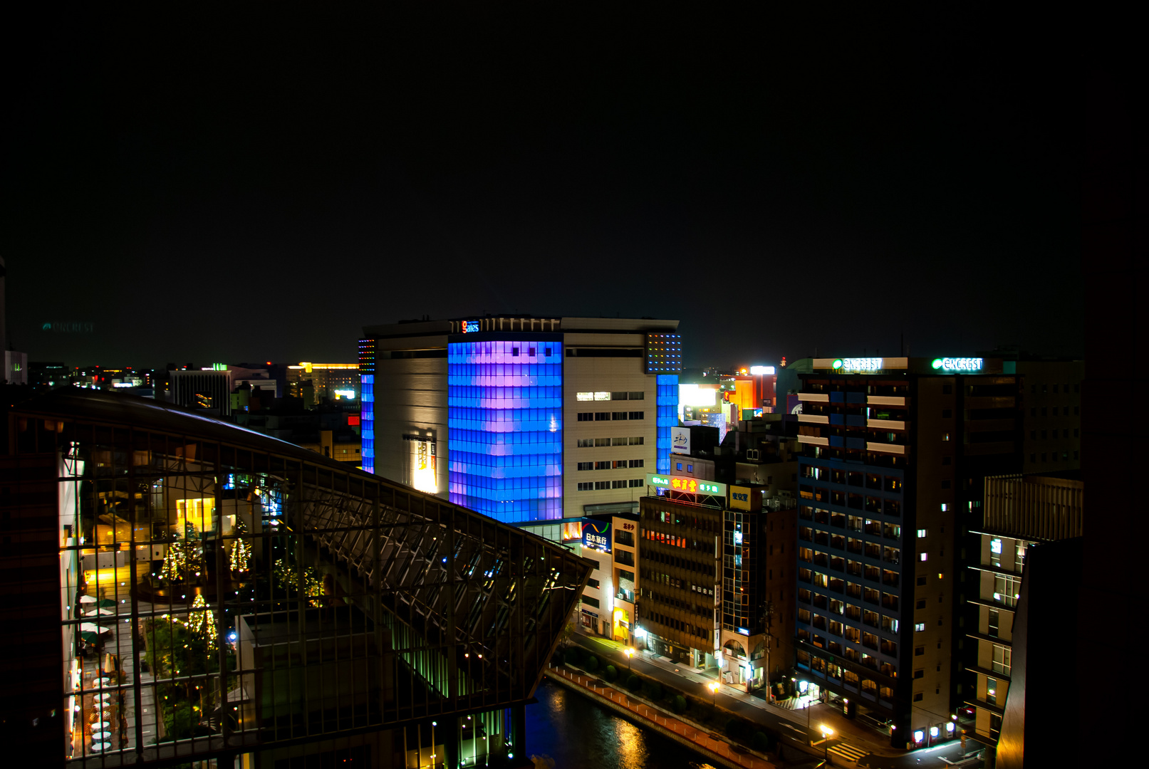 Nacht in Fukuoka