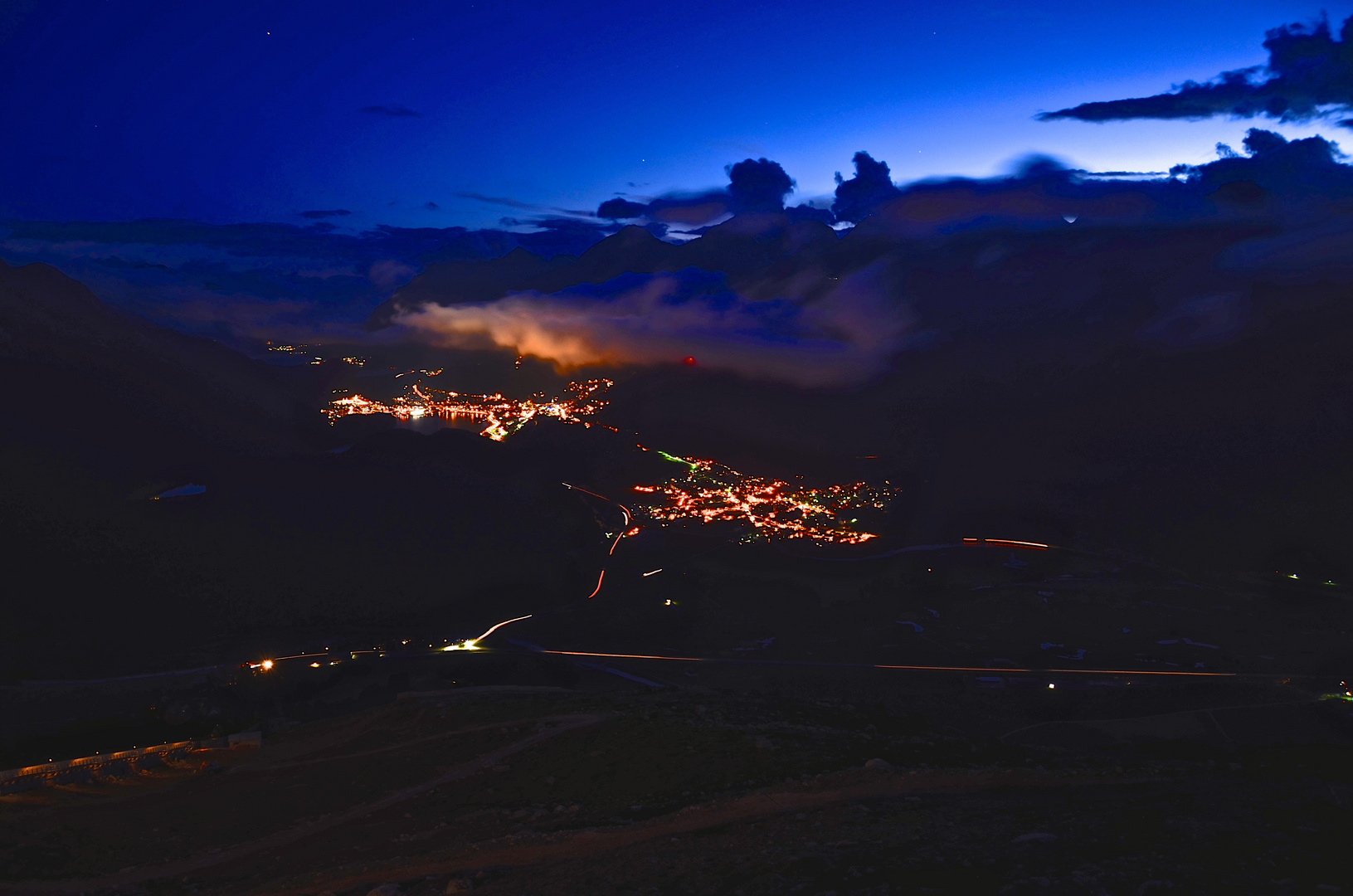 Nacht in St. Moritz