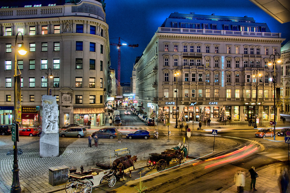 Nacht in Wien HDR Foto & Bild | europe, Österreich, wien Bilder auf