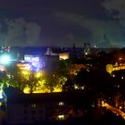 « Nacht-Luftbild-Panorama der Zeche Zollverein in Essen »