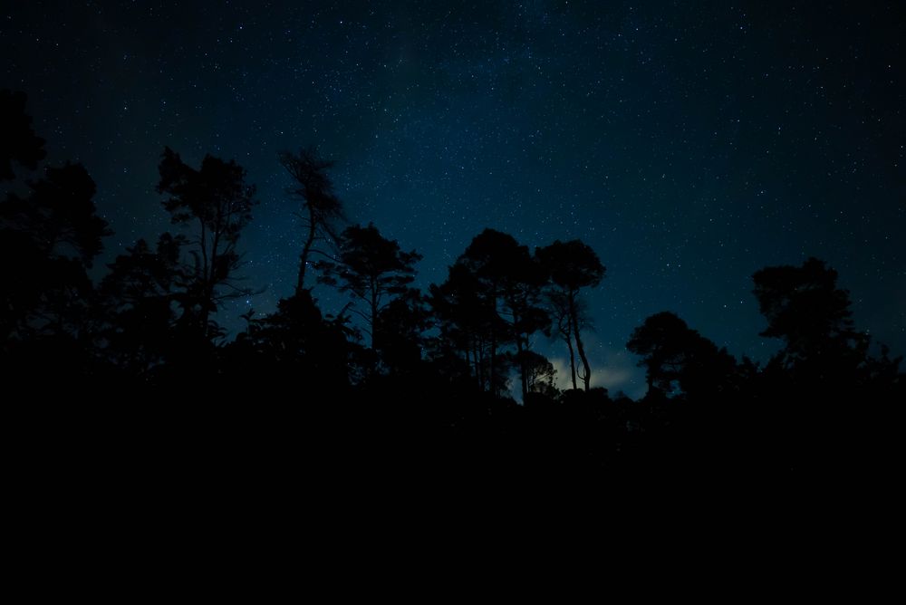 Nacht mit Sternen