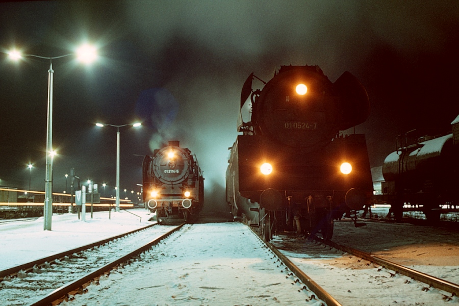 Nacht, Schnee und viel Dampf - Dezember 1980