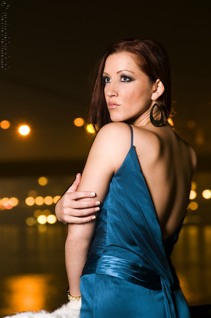 Nacht-Shooting mit Jessica