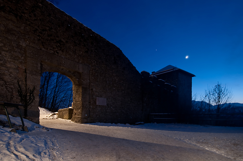 Nacht Spaziergang auf dem Mönchsberg