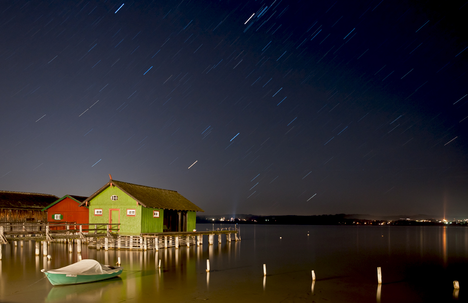 Nacht über Ammersee