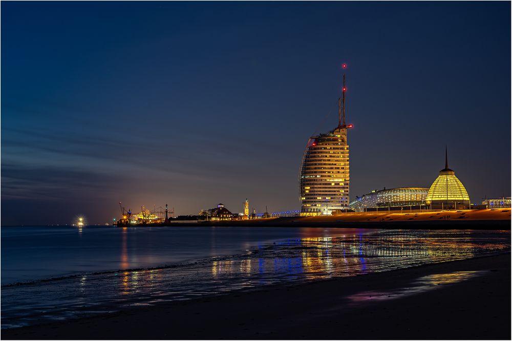 Nacht über Bremerhaven....