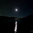 Nacht über dem Fjord