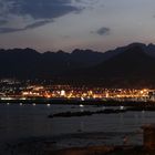 Nacht über dem Hafen von Salerno