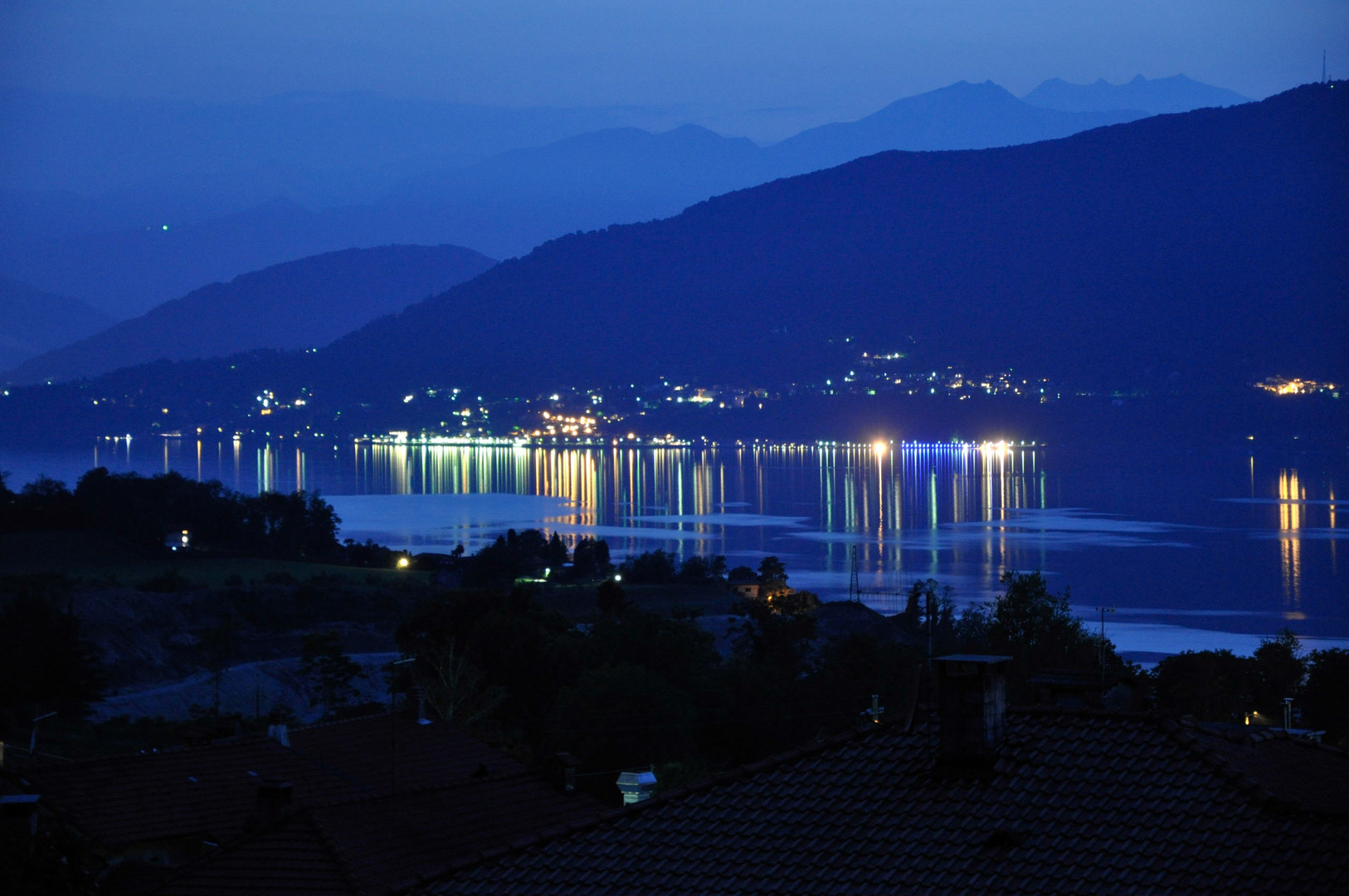 Nacht über dem Lago