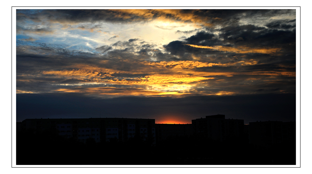 Nacht über der Platte