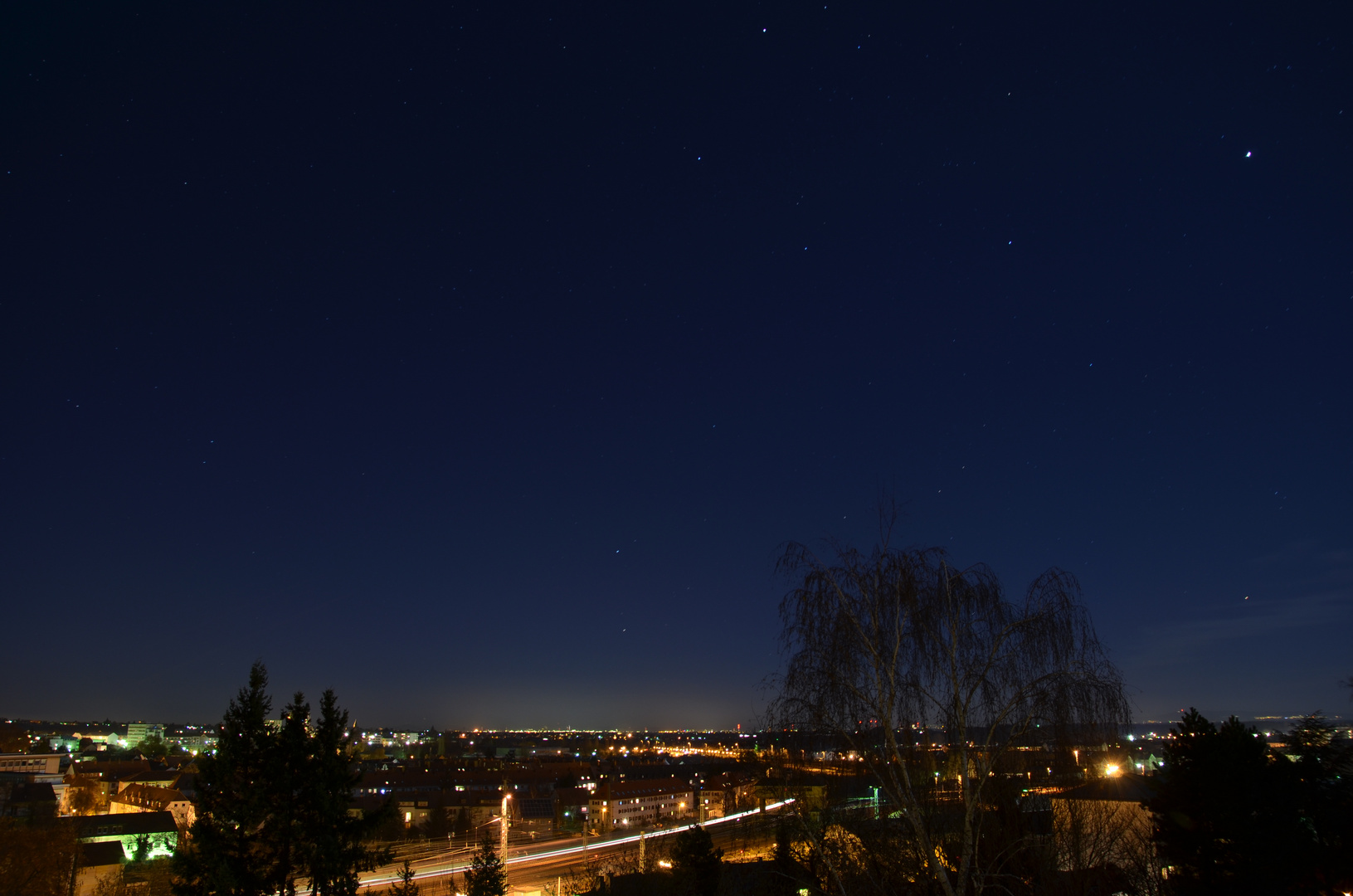 Nacht über der Rheinebene II