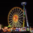 Nacht über der Rheinkirmes Düsseldorf 2