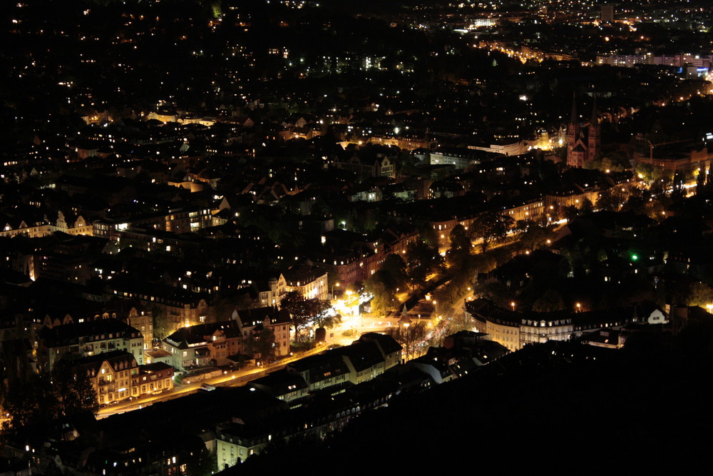 Nacht über Freiburg