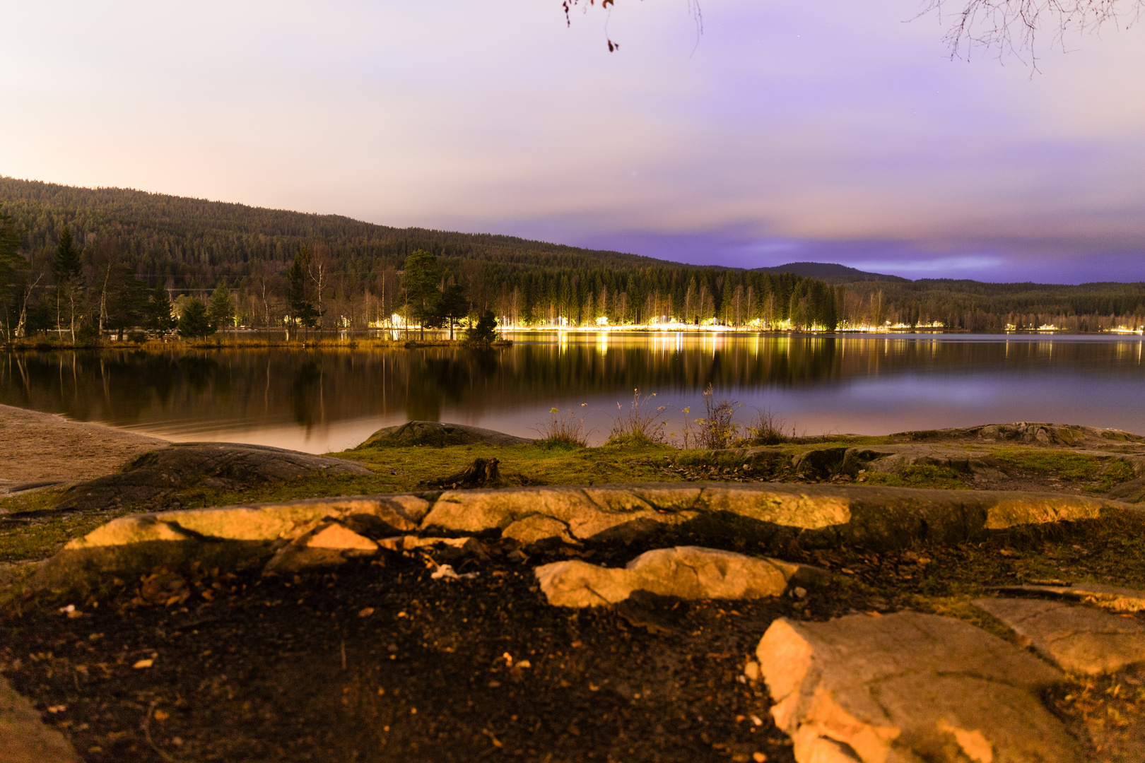 Nacht über Norwegen